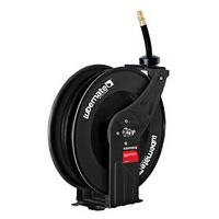 3/8'' X 15M TWIN PEDESTAL AIR/WATER REEL - LUBEMATE - L-AWTP1015