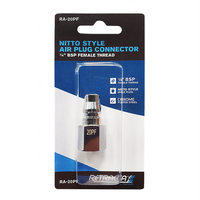 Retracta NITTO STYLE PLUG 1/4" BSP FEMALE AIR FITTING RA-20PF