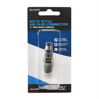 Retracta NITTO STYLE PLUG 1/4" BSP MALE AIR FITTING RA-20PM