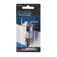 Retracta NITTO STYLE COUPLER 1/4" BSP MALE AIR FITTING RA-20SM