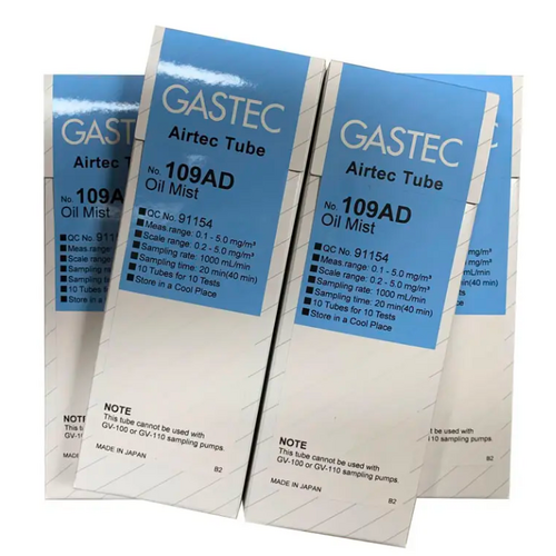 Gastec Tube 109AD Oil Mist Test Box of 10
