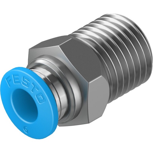 QS-1/4-6 Push-in fitting pack of 10