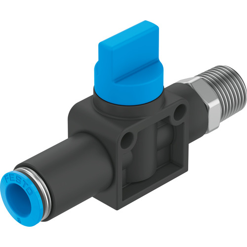 HE-3-1/8-QS-6 Shut-off valve