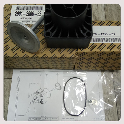 2901 2006 52 Inlet Check Valve Kit Atlas Copco