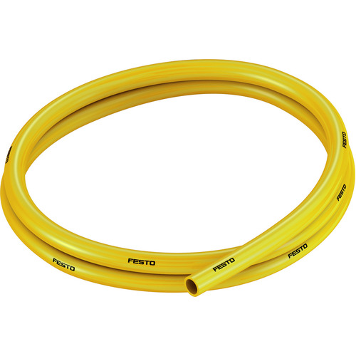 PUN-V0-10X2-GE-C Plastic tubing 10mm OD Yellow PU tube