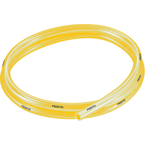 PUN-H-10X1,5-TGE Plastic tubing 10mm OD PU Translucent Yellow Tube