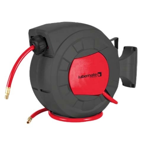 L-AWS1015 3/8'' X 15M SINGLE PEDESTAL AIR/WATER REEL - LUBEMATE