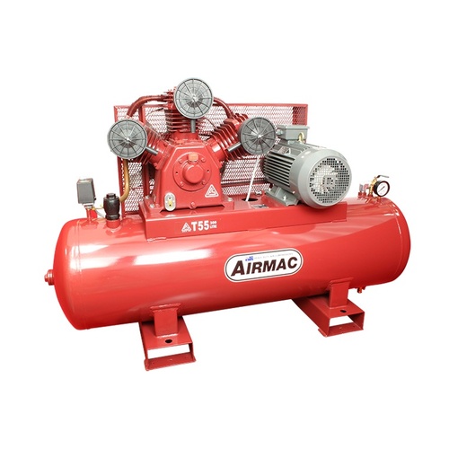 AIRMAC 415V 10hp 300l 1,245 L/Min Air Compressor AM T55 415V